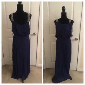 Alex Evenings Electric Blue Gem Dress
